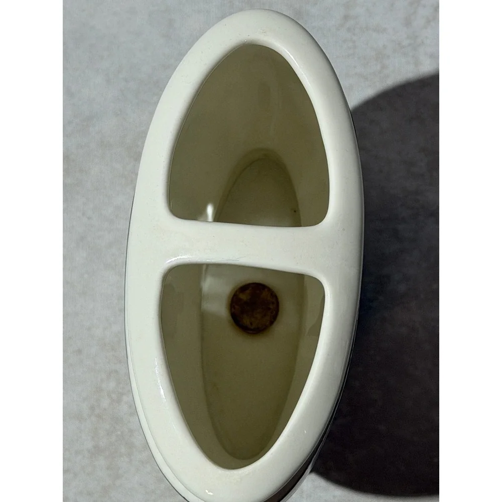 Hotel Collection Porcelain Bathroom Vanity Toothbrush‎ Holder Embossed Silver
